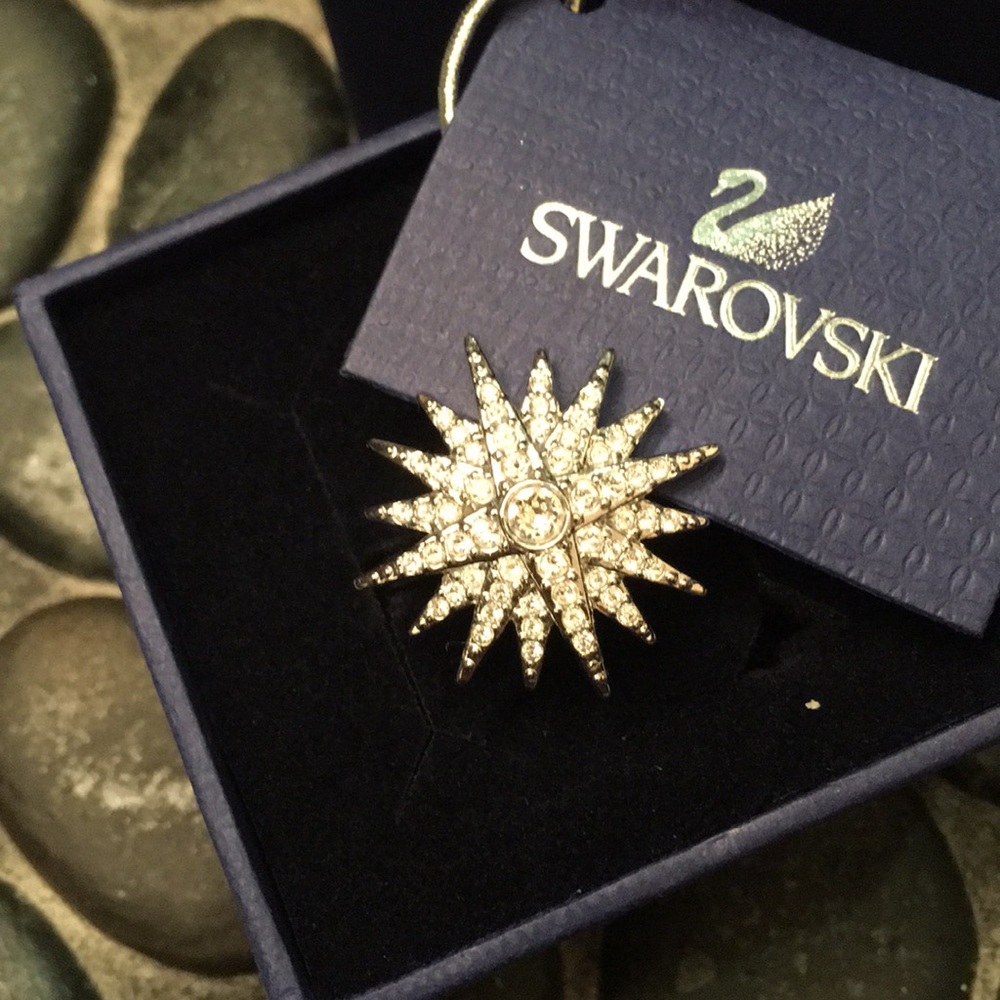 Swarovski Crystal Starburst Ring